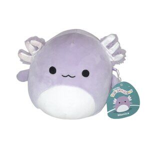 2022 Squishmallows Monica The Axolotl Purple Plush Stuffed Toy 7"